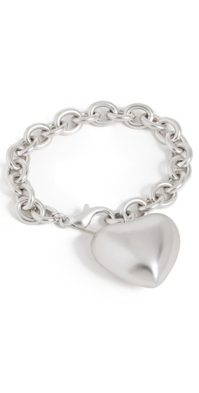 Roxanne Assoulin The Puffy Heart Bracelet Silver