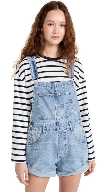 Free People Ziggy Shortalls Follow Your Heart