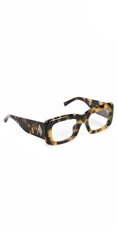 The Attico Marfa Glasses Tortoiseshell/Yellow Gold/Optical