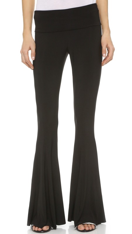 Norma Kamali Kamali Kulture Fishtail Pants Black