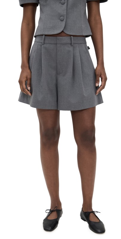 Sandy Liang Hinoki Shorts Grey