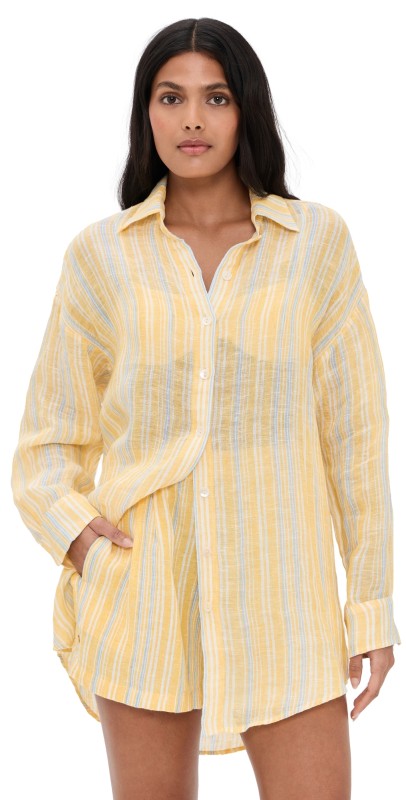 Vitamin A Playa Boyfriend Shirt Sunny Skies