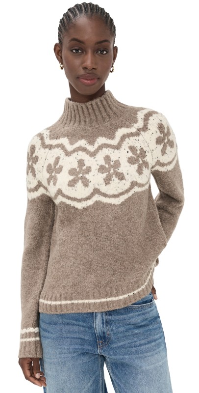 Saylor Blanche Fair Isle Sweater Multi