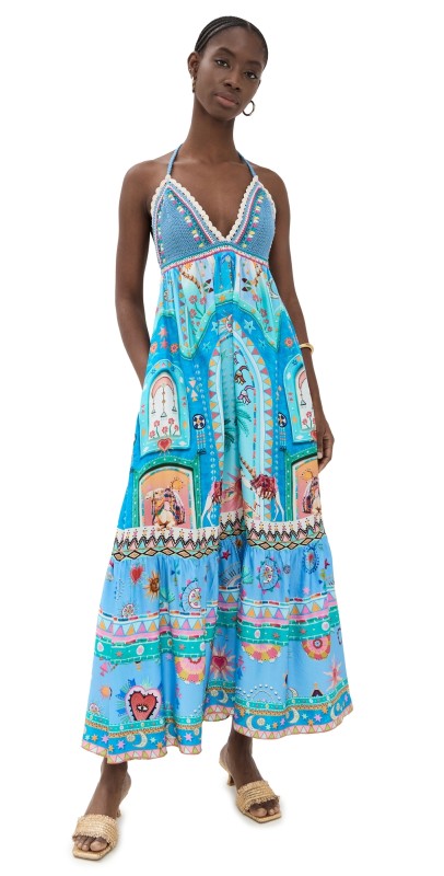 Camilla Long Dress With Crochet Bra A Painted Village