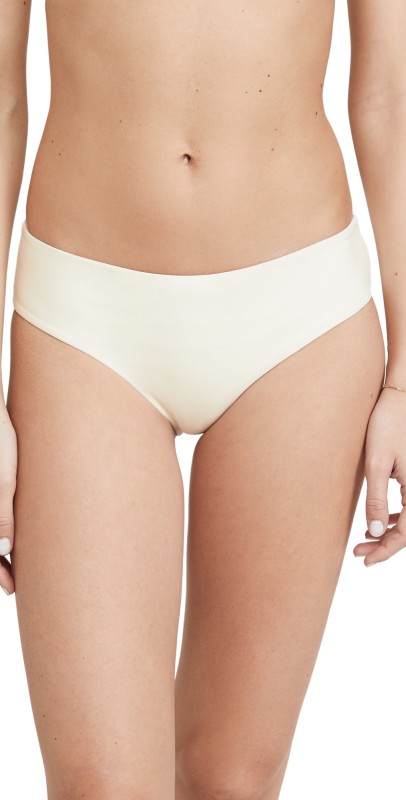 MIKOH Cruz Bay Full Coverage Bikini Bottoms Bone