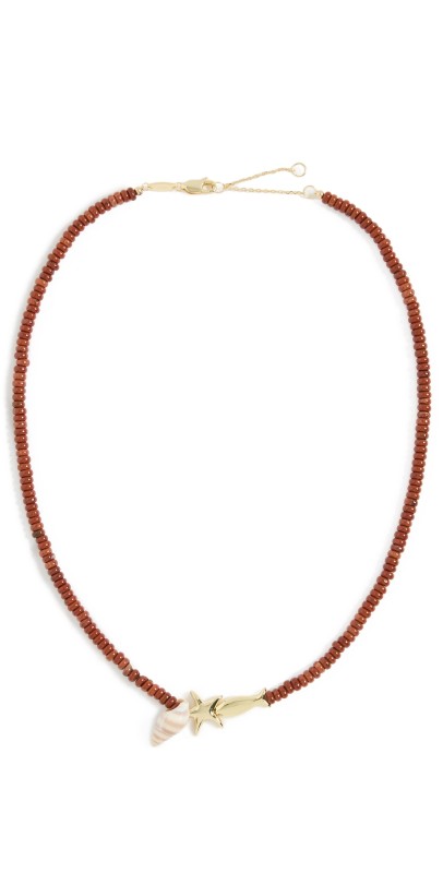 SHASHI Kythira Necklace Red Coral