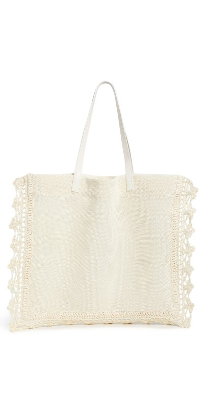 JW Anderson Crochet Tote Off Whit