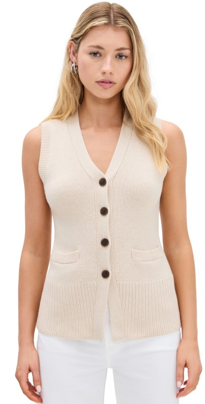 Pistola Denim Audra Cardigan Sweater Soft Dove