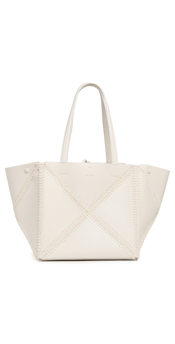 Nanushka The Origami Tote Off White/Crèm