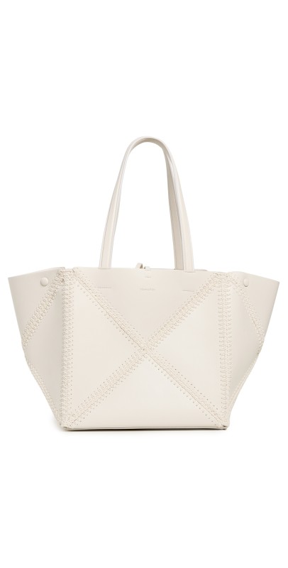 Nanushka The Origami Tote Off White/Crèm