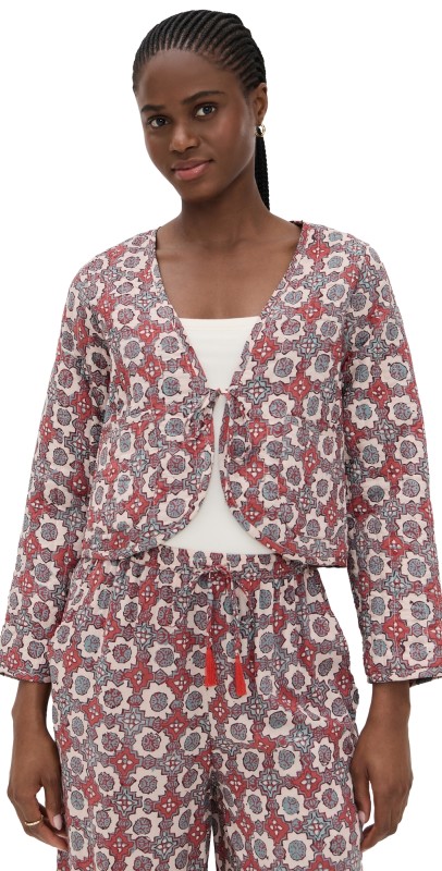 Natalie Martin Collection Reversible Saskia Jacket Spanish Tile Combo