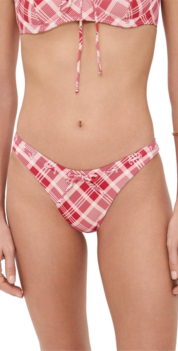 Frankies Bikinis Frankies Bikinis x Bella Hadid Dove Bikini Bottoms Lover's Lane