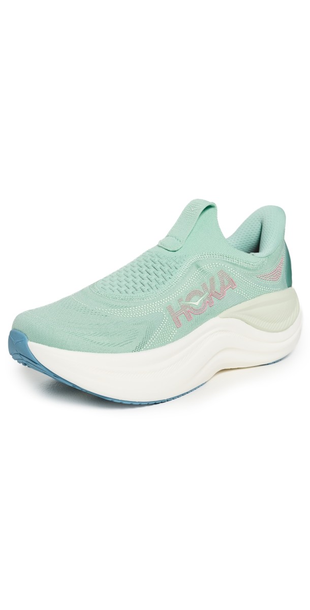 HOKA Skyward Laceless Sneakers Jadeite/Sea Glass