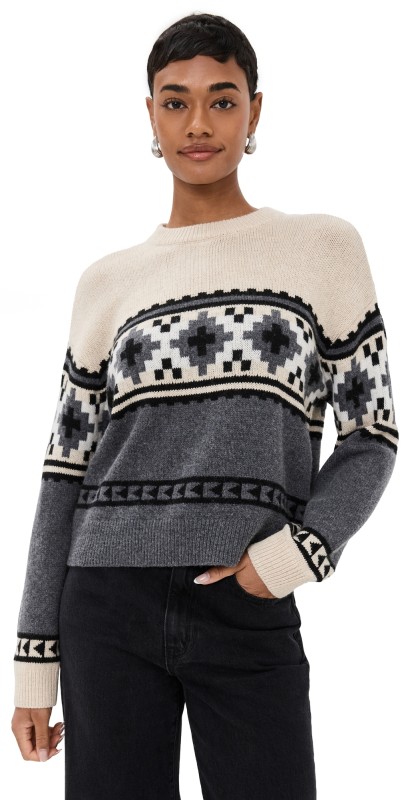 RAILS Emma Sweater Heather Fair Isle