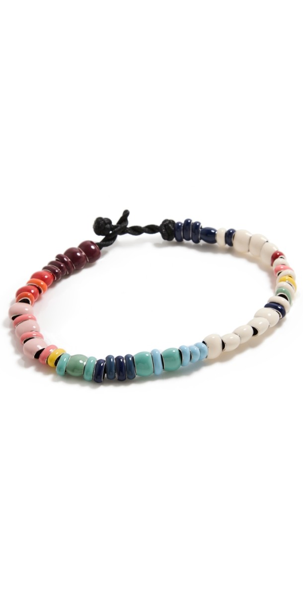 Adina Reyter Bead Party Full Enamel Bracelet Silver