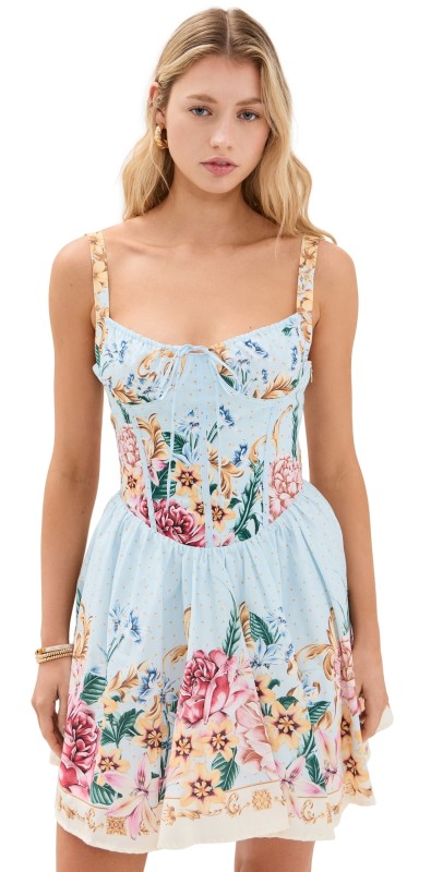 Agua Bendita Spring Blush Dress Multicolor