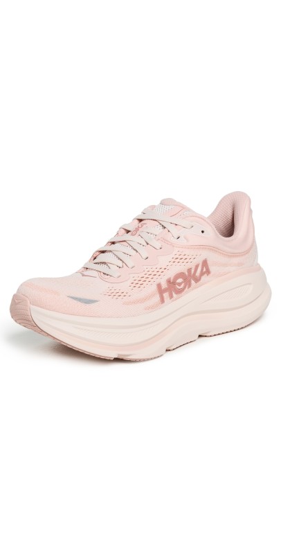 HOKA Bondi 9 Sneakers Rose Latte/Rose Cream