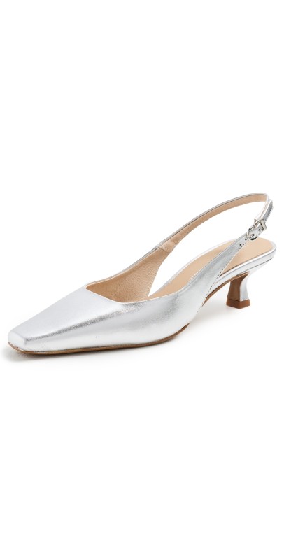 Intentionally Blank Parker Heels Silver