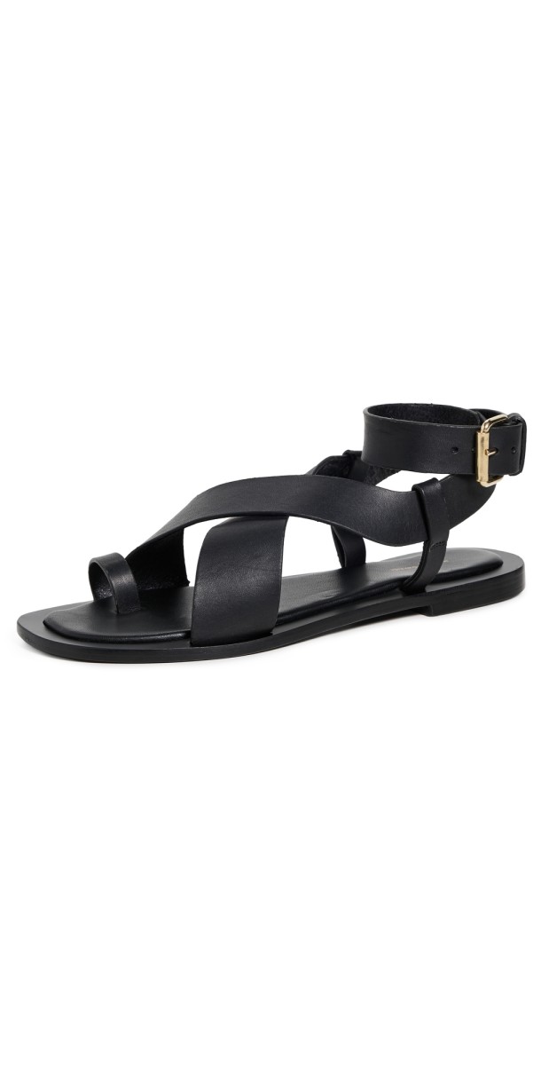 Mansur Gavriel Ankle Strap Sandals Black