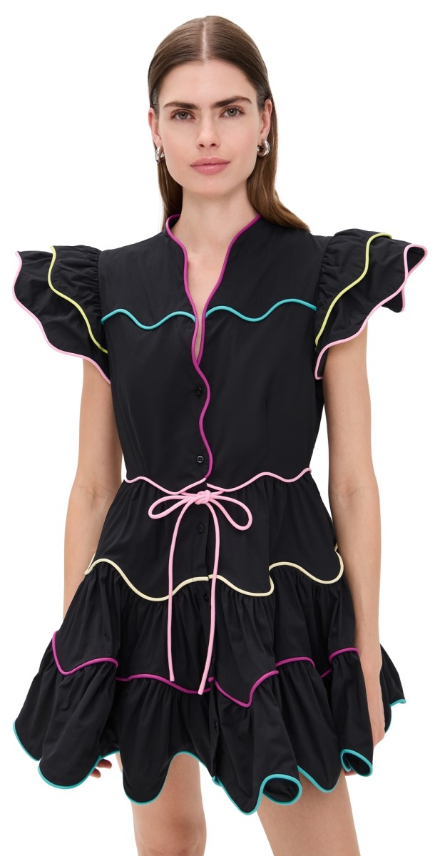 CeliaB Baba Cay Black Short Dress Black