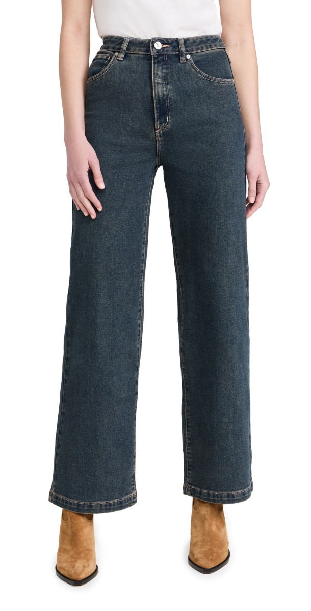 ABRAND 94 Wide Quinn Jeans Tint Dark Blue