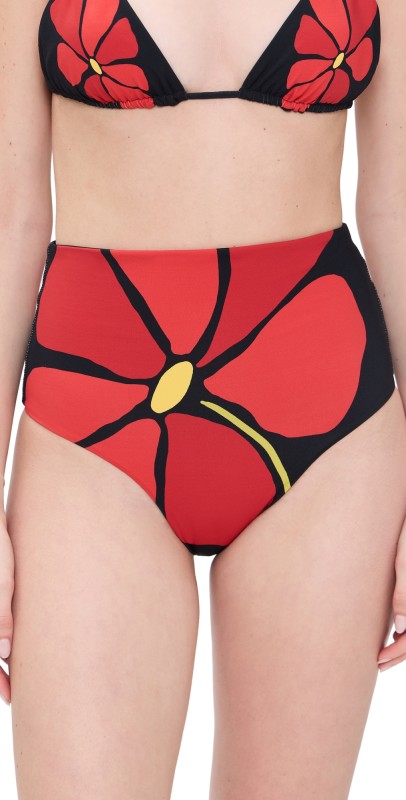 Cala de la Cruz Elisa Bikini Bottoms Camelliacarmin