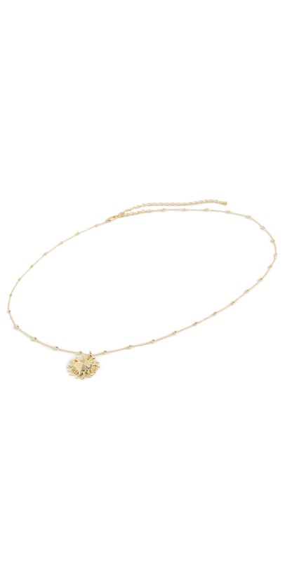 Luv Aj The Ibiza Sun Belly Chain Necklace Gold