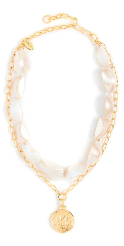 Lizzie Fortunato Pas De Deux Necklace Whit