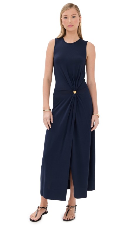 Altuzarra Saralien Maxi Dress Berry Blue