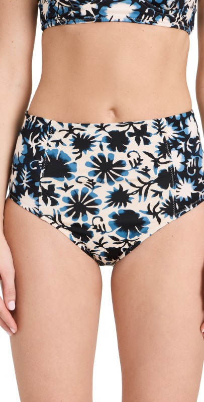 Ulla Johnson Zahara Bikini Bottoms Sunprint Combo