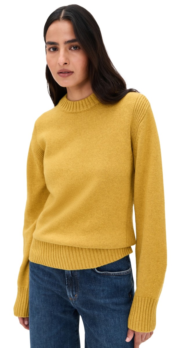 ALIGNE Dion Knitted Sweater Hot Mustard