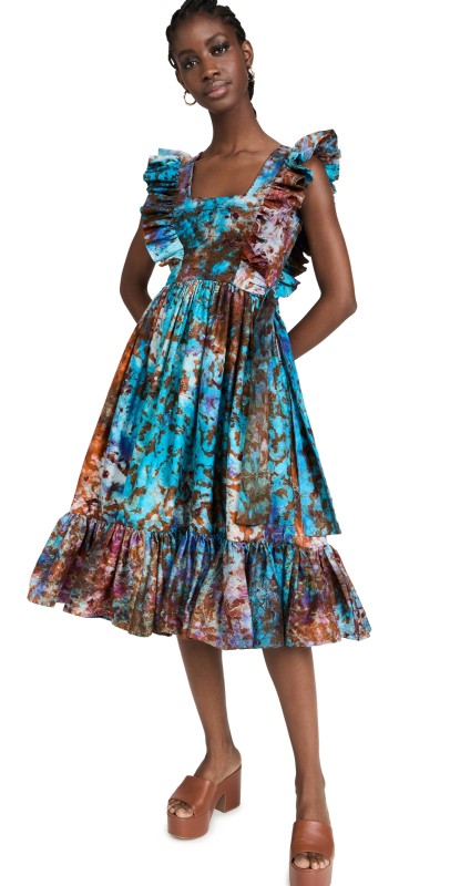 SIKA Mila Dress Tie Dye Print