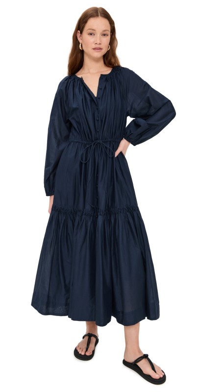 Merlette Allegra Dress Navy