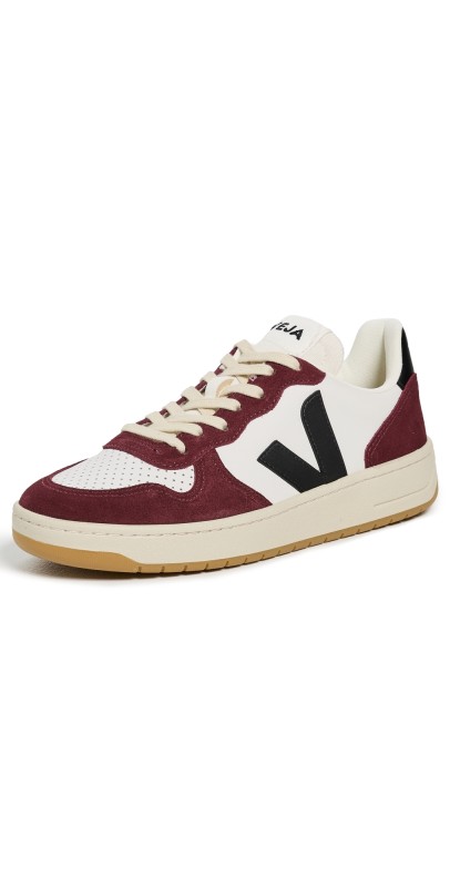 Veja V-10 Sneakers White/Black/Amarante