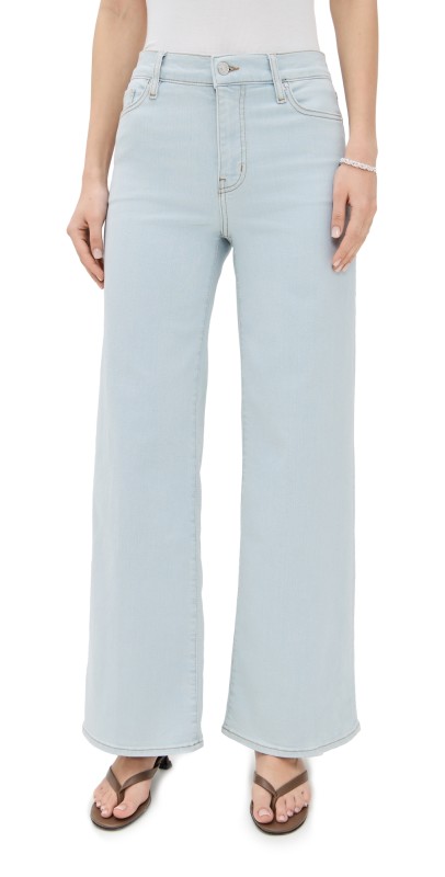 FRAME Le Slim Palazzo Jeans Feather