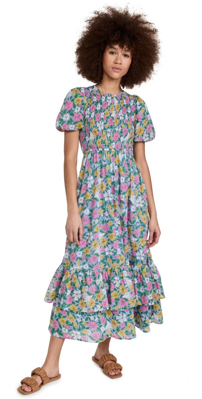 Banjanan Quant Dress Melodic Floral Vista