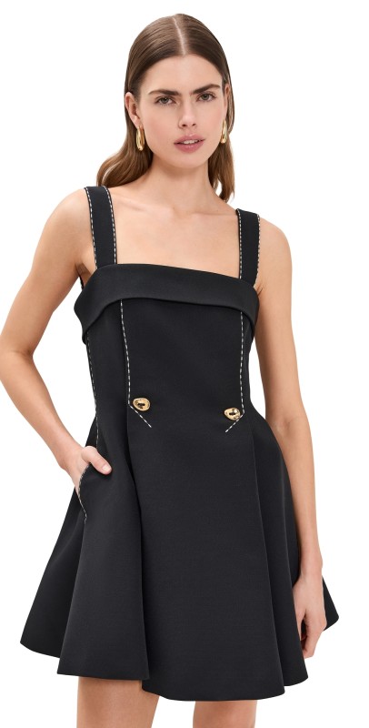 Stine Goya Mini Dress Jet Black