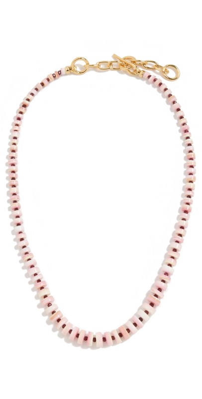 Lizzie Fortunato Tola Necklace In Blush Pink