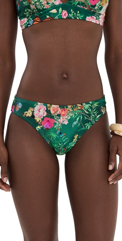 L'AGENCE Nicole Charonda Butterfly Classic Bikini Bottoms Multi