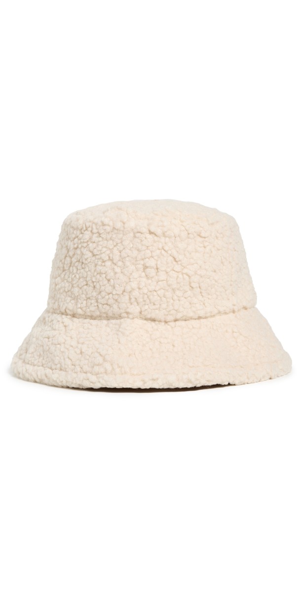 Hat Attack Sherpa Reversible Bucket Hat Natural