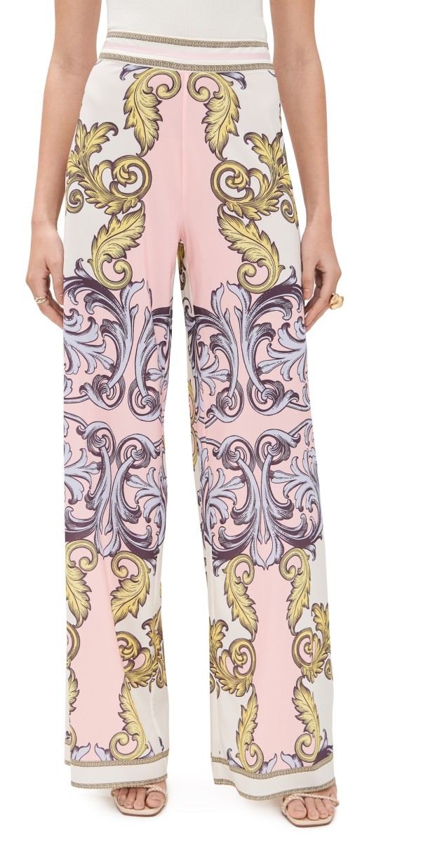 alice + olivia Athena Flared Wide Leg Pants Day Dreamer