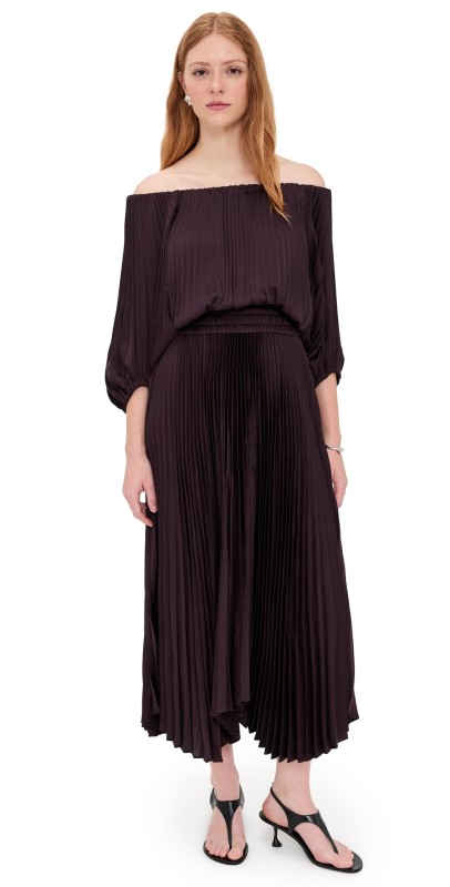 A. L.C. Sienna Dress Deep Plum