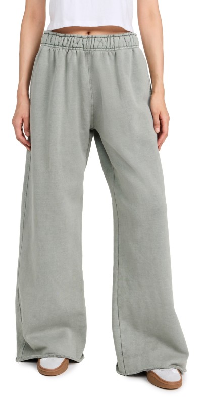 SLVRLAKE Wide Sweatpants Shadow Green