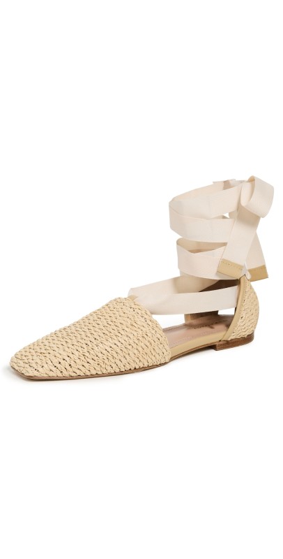 Andrea Gomez Desi Flats Natural Raffia