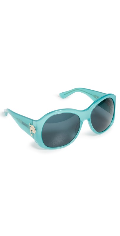 Pucci Round Sunglasses Shiny Opal Turquois