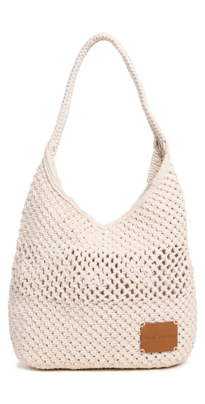 Zimmermann Crochet Hobo Off Whit