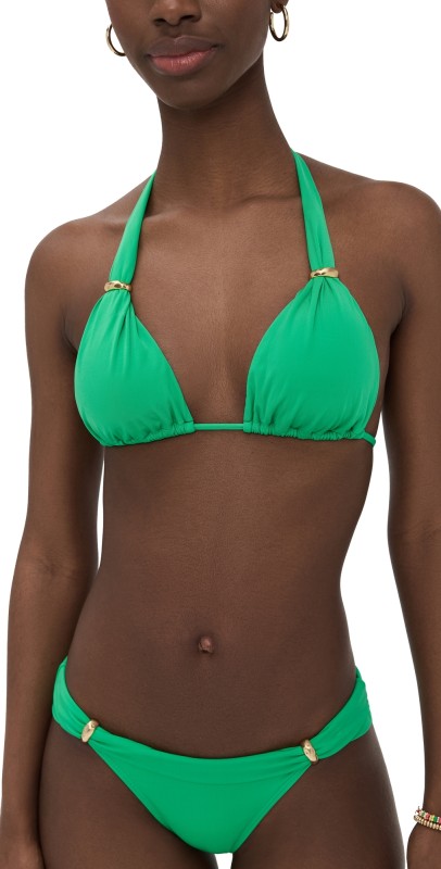 ViX Paula Hermanny Solid Bia Tube Top Green