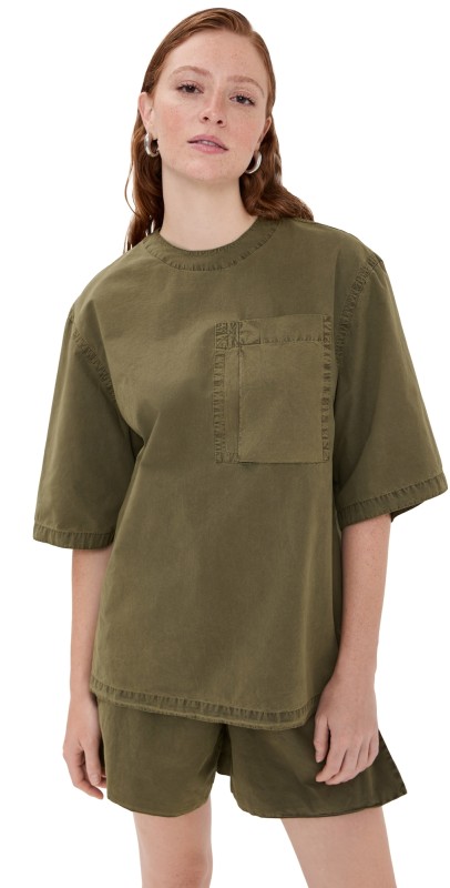 CO Oversized Shirt With Pocket Olive