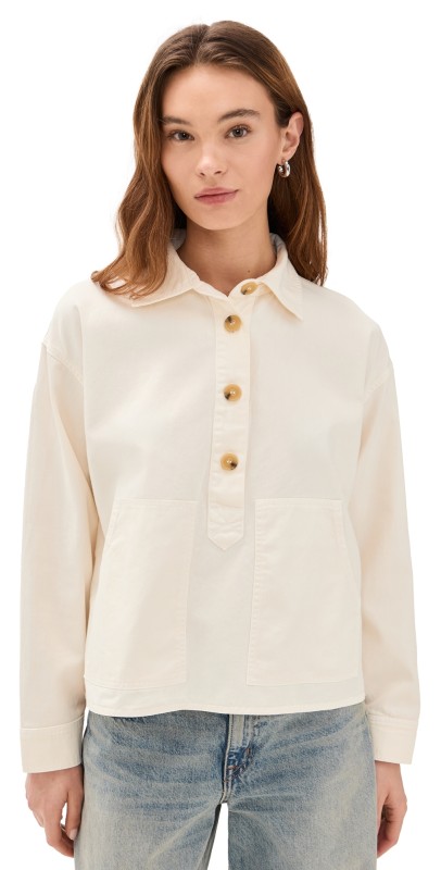 XIRENA Grady Top Chalk White