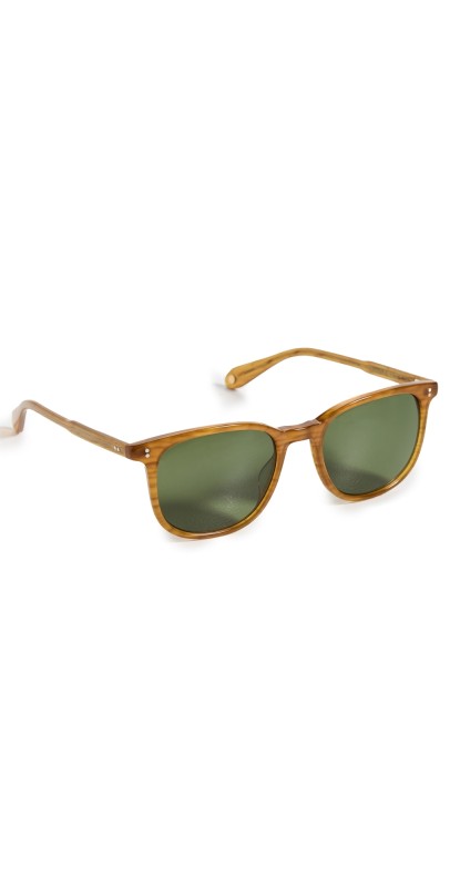 GARRETT LEIGHT Bentley Sunglasses Bt/Grn Plr